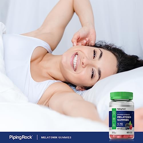 Piping Rock Melatonin Gummies 12mg 60 Count