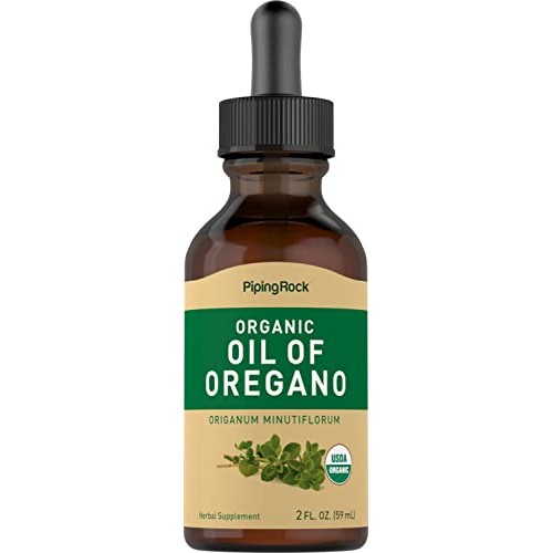 Piping Rock Oil of Oregano Liquid Extract 2 fl oz | Organic Drops...