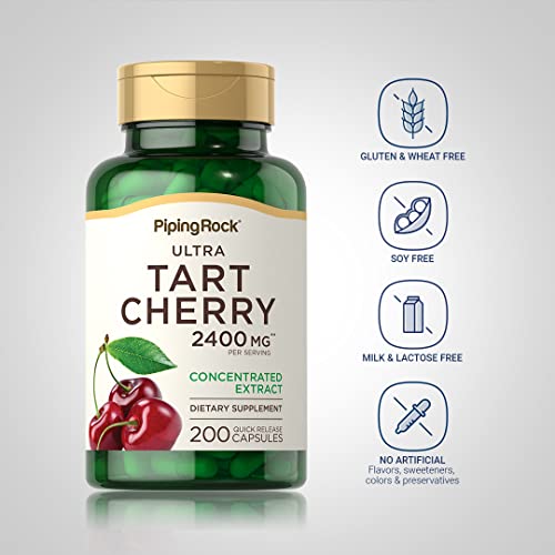 Piping Rock Ultra Tart Cherry | 2400 mg | 200 Extract Capsules | ...