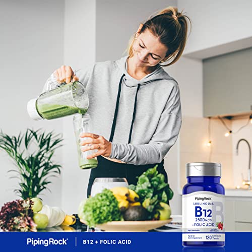 Piping Rock Vitamin B12 2500 mcg | 120 Fast Dissolve Tablets | Be...