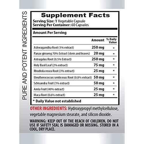 Brain Health Supplement - Memory Mind & Focus Enhancer - ASHWAGAN...
