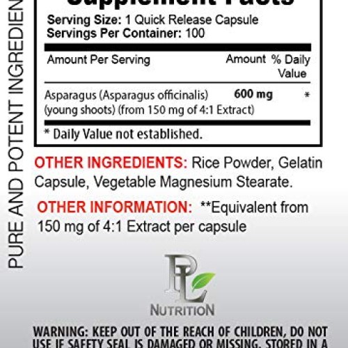 Diuretic and Anti-inflammatory - Asparagus Young Shoots Extract 6...