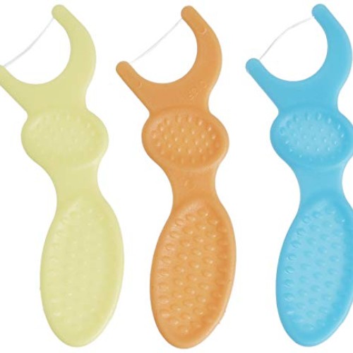 Plackers Kids Dental Floss Picks 75, Multicolor, Fruit Smoothie S...