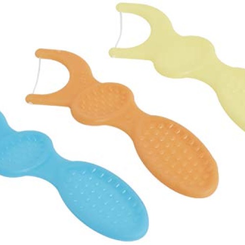 Plackers Kids Dental Floss Picks 75, Multicolor, Fruit Smoothie S...