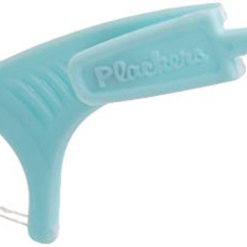 Plackers TwinLine Dental Floss Picks, Green, Mint, 75 Count