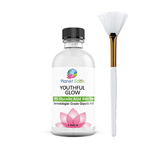Planet Eden 70% Glycolic Acid Skin Chemical Peel Kit with Treatme...
