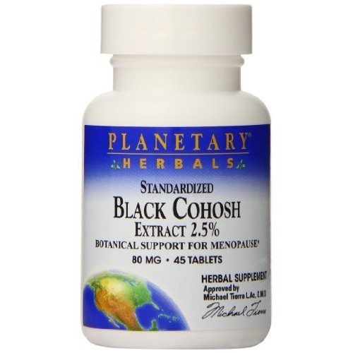 Planetary Herbals Standardized Black Cohosh Extract 2.5 Tablets, ...