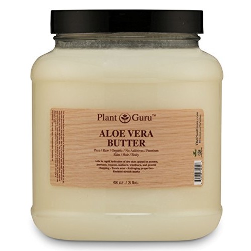Aloe Vera Body Butter 3 lb. 100% Pure Raw Fresh Natural Cold Pres...
