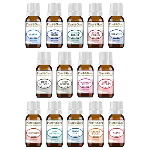 Essential Oil Blends Set 14-10 ml 100% Pure Therapeutic Grade For...