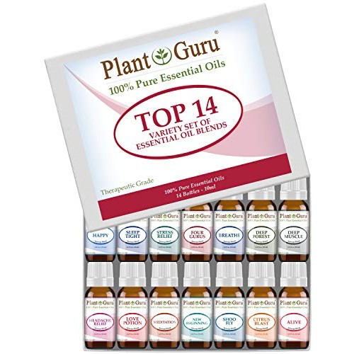Essential Oil Blends Set 14-10 ml 100% Pure Therapeutic Grade For...