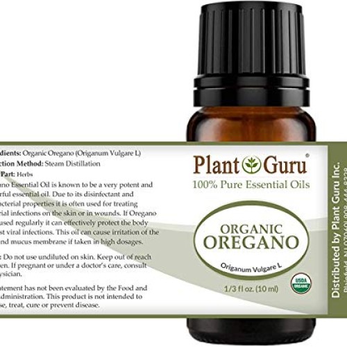 Organic Oregano Essential Oil 10 ml Origanum 100% Pure Undilute...