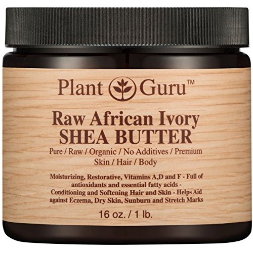 Raw African Shea Butter 16 oz Jar Unrefined 100% Pure Natural Ivo...
