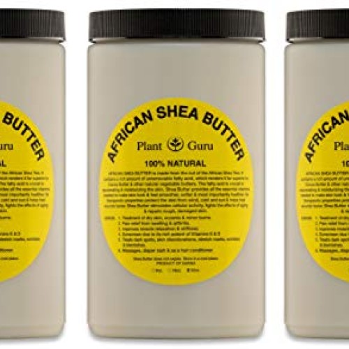 Raw African Shea Butter 32 oz 3 pack Bulk Unrefined Grade A 100...