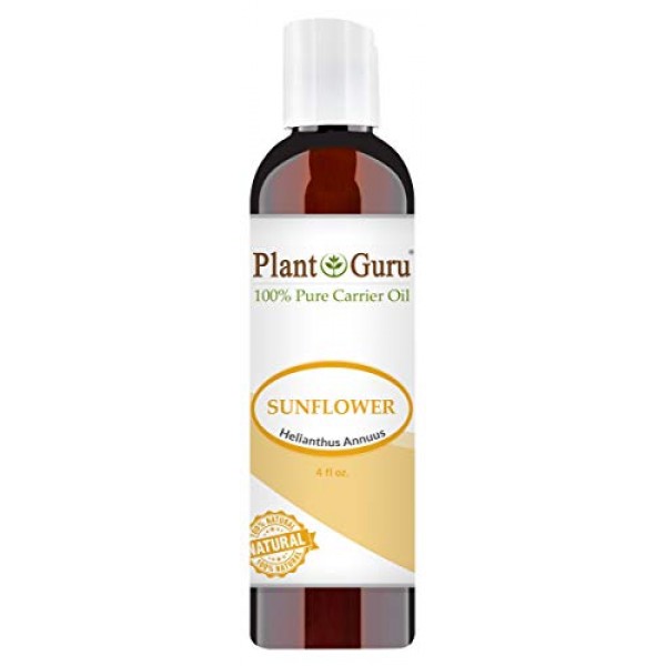 Sunflower Oil 4 oz Cold Pressed Carrier 100% Pure Natural For Ski...