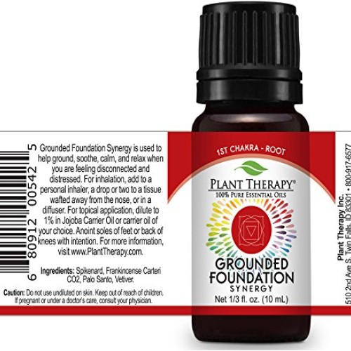 Plant Therapy Chakra 1 Grounded Foundation Root Chakra Essentia...