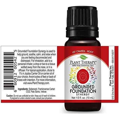 Plant Therapy Chakra 1 Grounded Foundation Root Chakra Essentia...