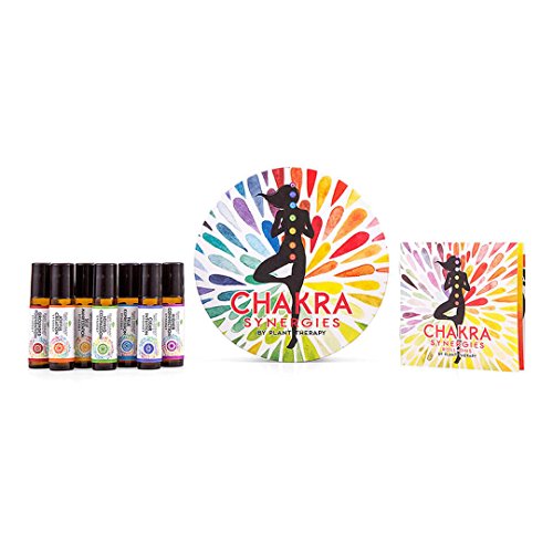 Plant Therapy Chakra Synergy Blends Complete Roll-On Set 100% Pur...