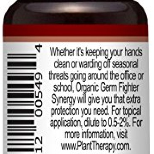 Plant Therapy Germ Fighter Organic Synergy Essential Oil 10 mL 1...