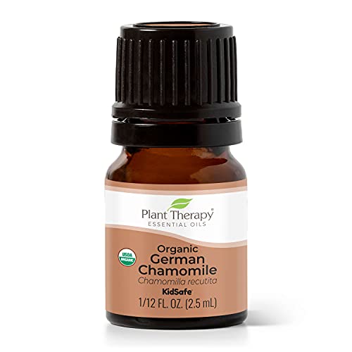 Plant Therapy Organic German Chamomile Essential Oil 2.5 mL 1/12...