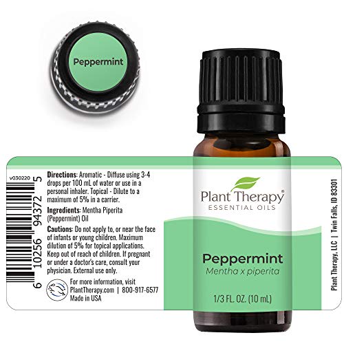 Plant Therapy Peppermint Essential Oil 100% Pure, Undiluted, Natu...