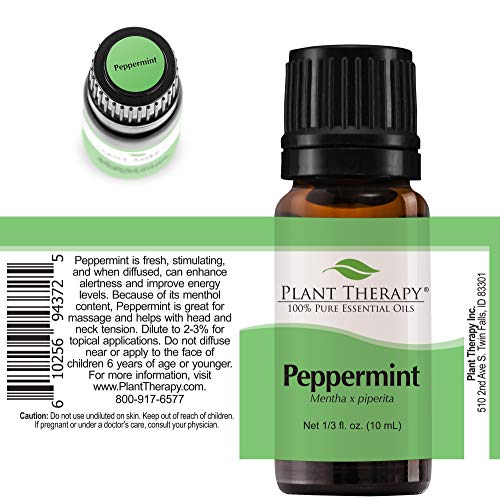 Plant Therapy Peppermint Essential Oil 100% Pure, Undiluted, Natu...