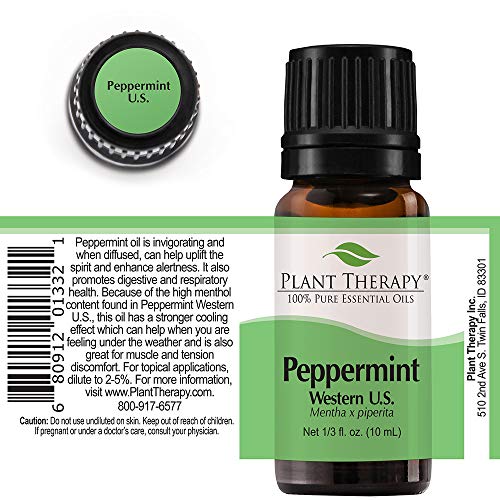 Plant Therapy Peppermint Western U.S. Essential Oil 10 mL 1/3 oz...