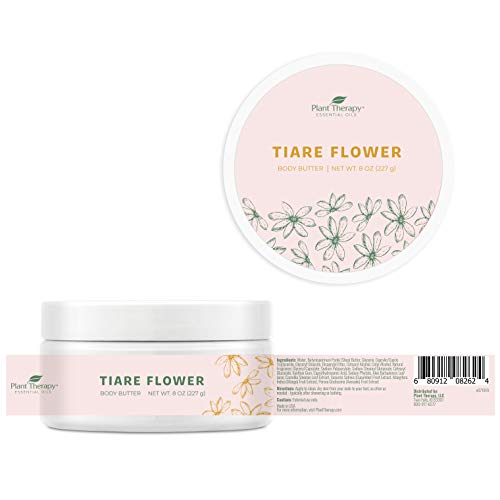 Plant Therapy Tiare Flower Whipped Shea Body Butter 8 oz 100% Veg...