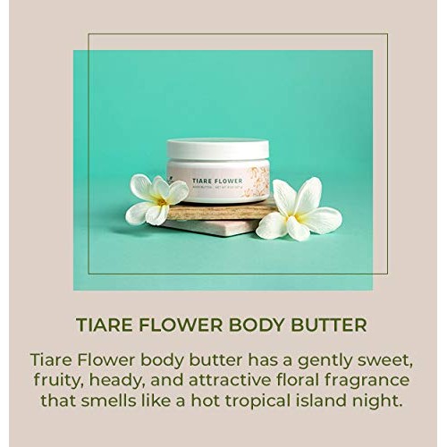 Plant Therapy Tiare Flower Whipped Shea Body Butter 8 oz 100% Veg...