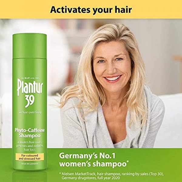 Plantur 39 Phyto Caffeine Shampoo for Coloured & Stressed Hair 2...