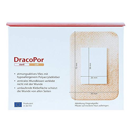 Dracopor Pansements stériles de 5 x 7 2 cm Couleur peau Claire l...