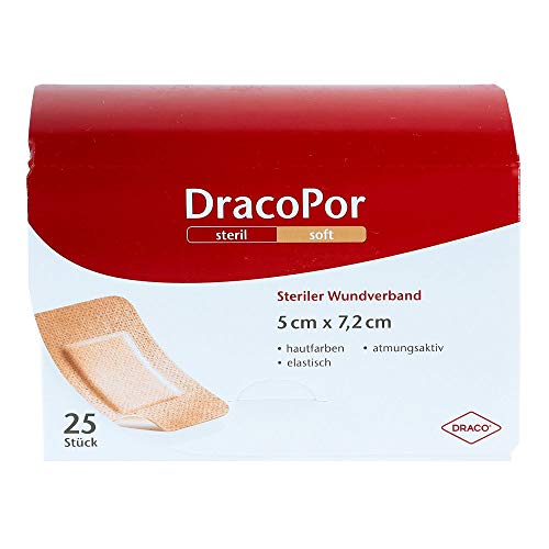 Dracopor Pansements stériles de 5 x 7 2 cm Couleur peau Claire l...