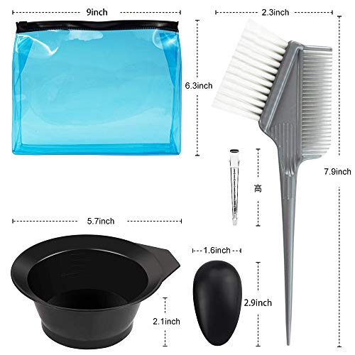 Hair Dye Kit 20 Pieces Hair Dye Brush, Hair Dye Gloves, Hair Dye ...