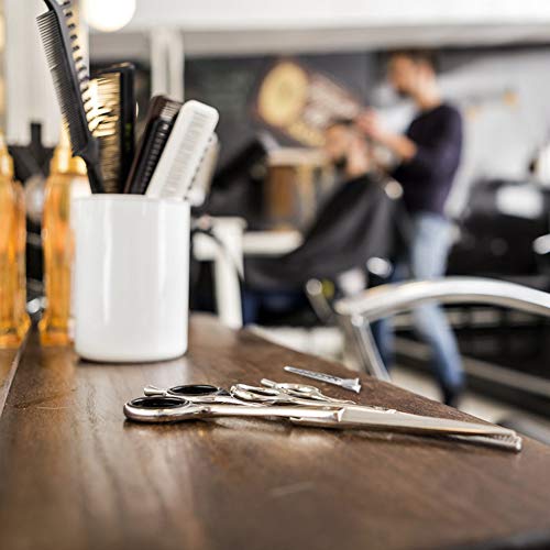 Professional Hair Cutting Scissors Set 9 Pcs Hairdressing Scissor...