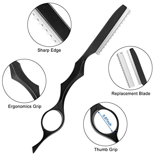 Professional Hair Styling Thinning Razor, and 10 Replacement Blad...