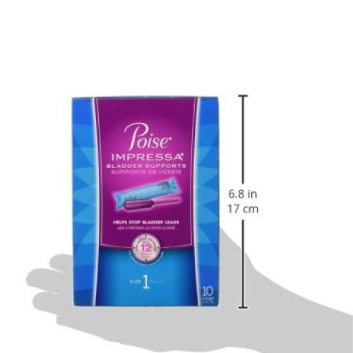 Poise Impressa Incontinence Bladder Supports, Size 1