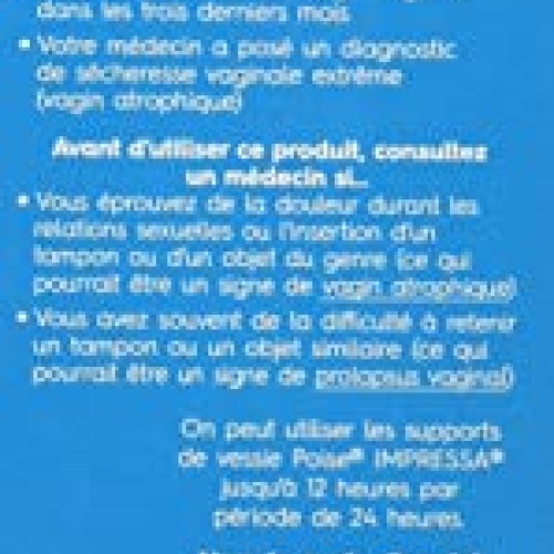 Poise Impressa Incontinence Bladder Supports, Size 1