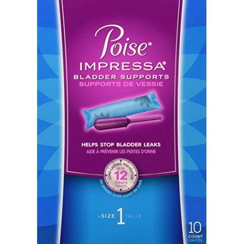 Poise Impressa Incontinence Bladder Supports, Size 1