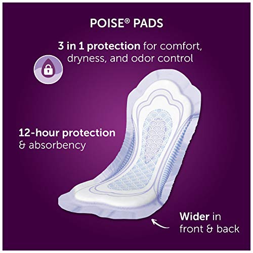 Poise Incontinence Pads, Ultimate Absorbency, Regular Length, 132...