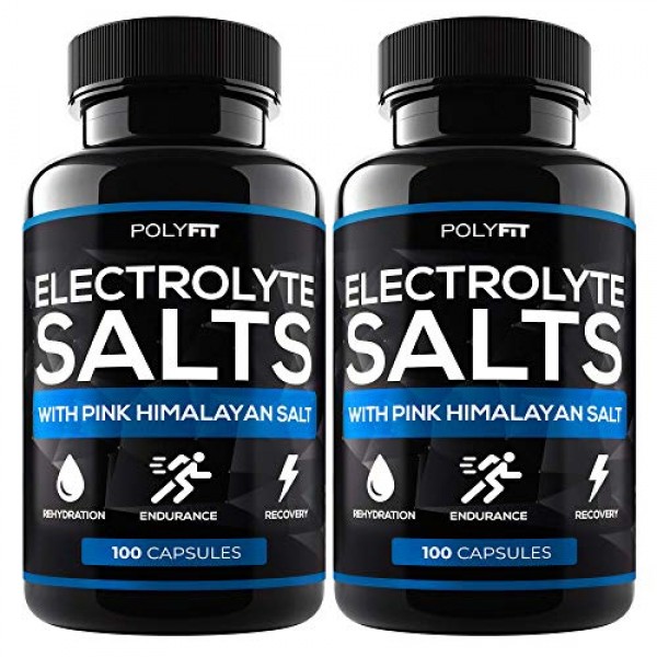 2 Pack | 200 Salt Pills Salt Tablets Electrolyte for Runners