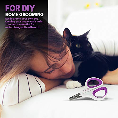 Poodle Pet Cat Nail Trimmer Clipper Scissors for Cats, Kittens, D...