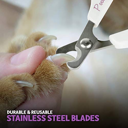 Poodle Pet Cat Nail Trimmer Clipper Scissors for Cats, Kittens, D...