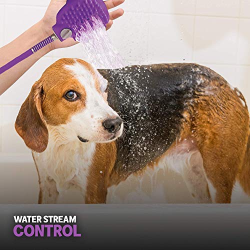 Poodlie Shower Attachment to Wash Your Dog - with Hose and Scrubb...
