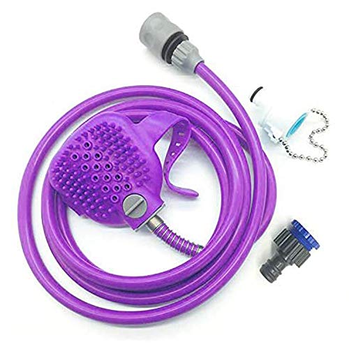 Poodlie Shower Attachment to Wash Your Dog - with Hose and Scrubb...