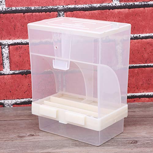 POPETPOP 1PC Acrylic Transparent Durable Convenient Automatic Fee...