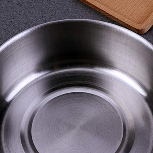 POPETPOP 2pack Parrot Feeding Cups Birds Food Dish Stainless Stee...