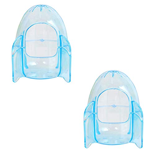 POPETPOP 2pcs Hamster Bathrooms Plastic Sand Bath Containers Hams...