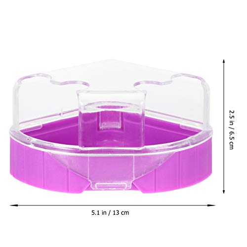 POPETPOP 2pcs Pet Hamster Bath House with Shovel Plastic Clear Ch...