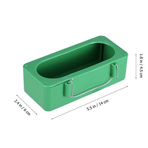 POPETPOP 3PCS Bird Feeding Cups,Large Pet Dish Plastic Hanging Bi...