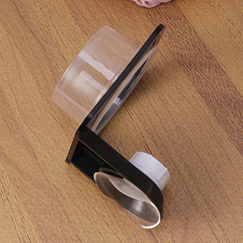 POPETPOP 4 Pack Gecko Feeding Ledge,Reptile Lizard Gecko Food Wat...