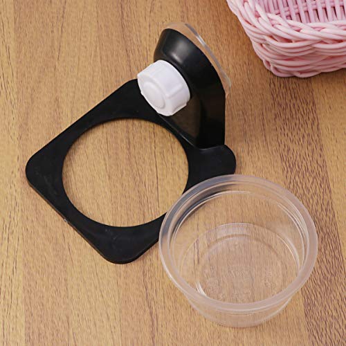 POPETPOP 4 Pack Gecko Feeding Ledge,Reptile Lizard Gecko Food Wat...